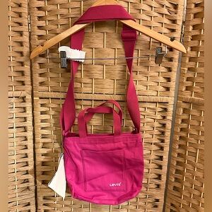 NWT SAMPLE Levi's Fuchsia Mini Crossbody Bag
